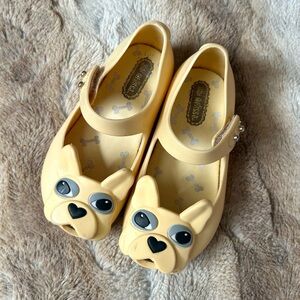 Mini Melissa French Bulldog Ultragirl Jelly Shoes 7